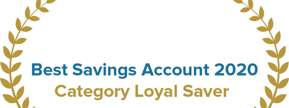 Best savings account 2020 - Category Loyal Saver - Award by TopCompare